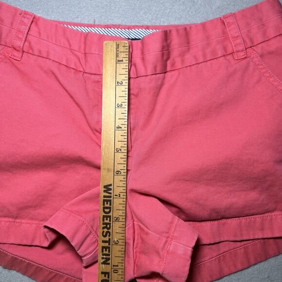 J. Crew Chino Shorts Women’s Size 6 Pink Cotton Summer Preppy - Picture 7 of 9